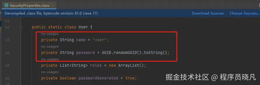 初始化用户名和密码