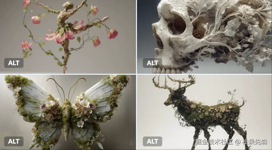 Awesome GPT4o/GPT-4o Image Prompts-植物雕塑