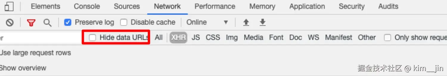 隐藏data URLs