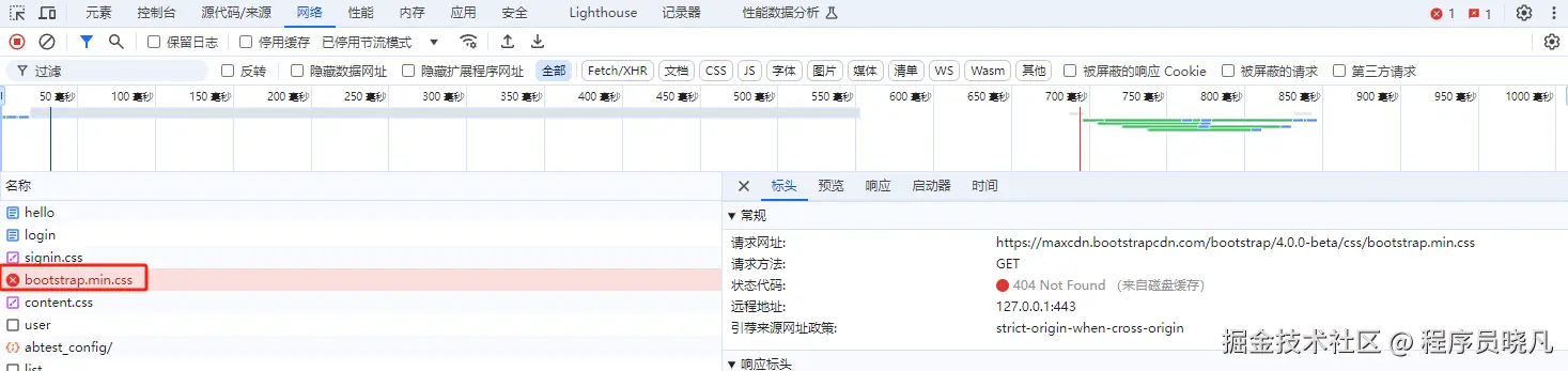 bootstrap.min.css反问不了
