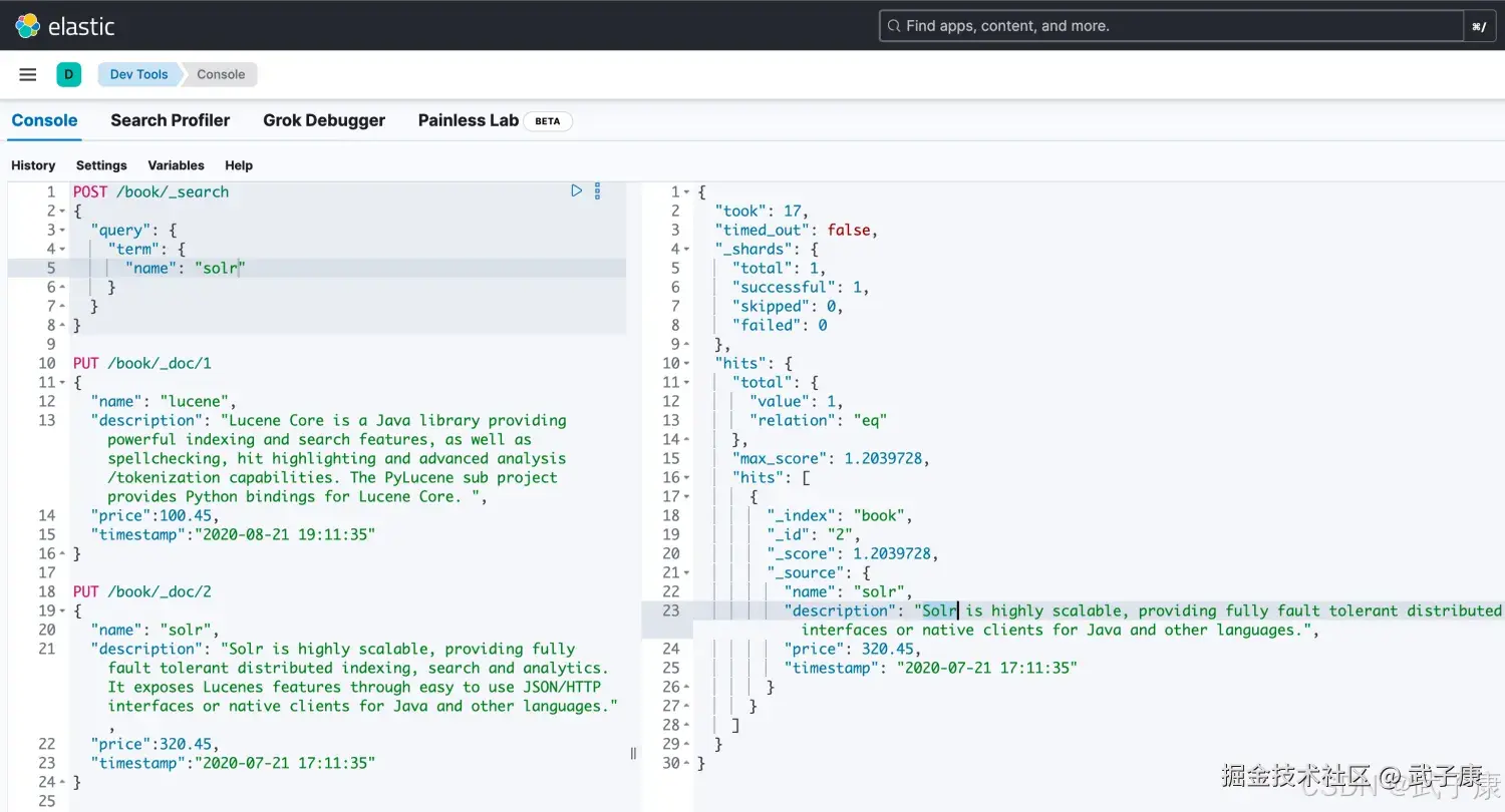 Elasticsearch 词条搜索