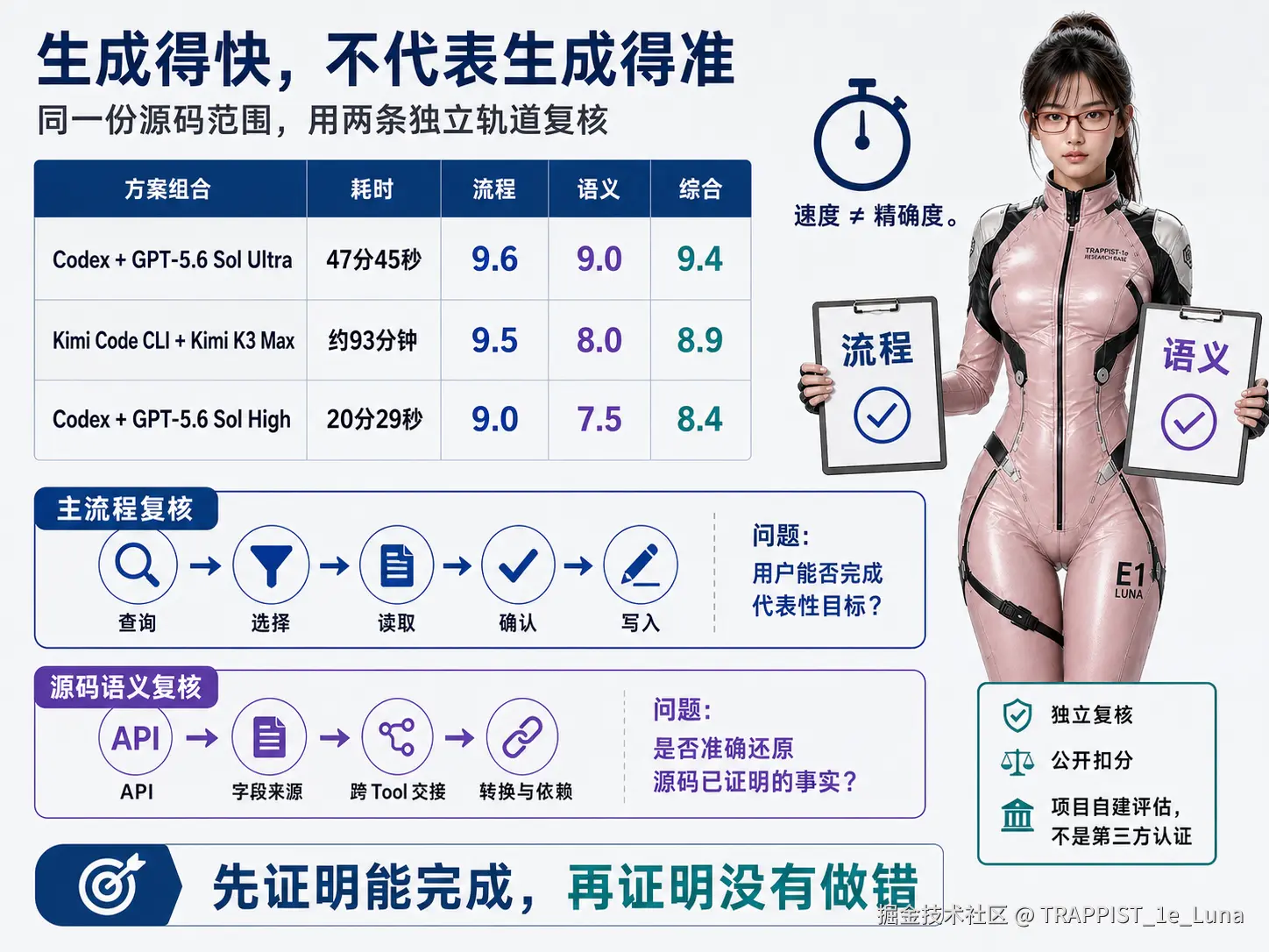 同一源码范围的三组生成结果分别经过主流程复核和源码语义复核，速度不等于精确度转存失败，建议直接上传图片文件