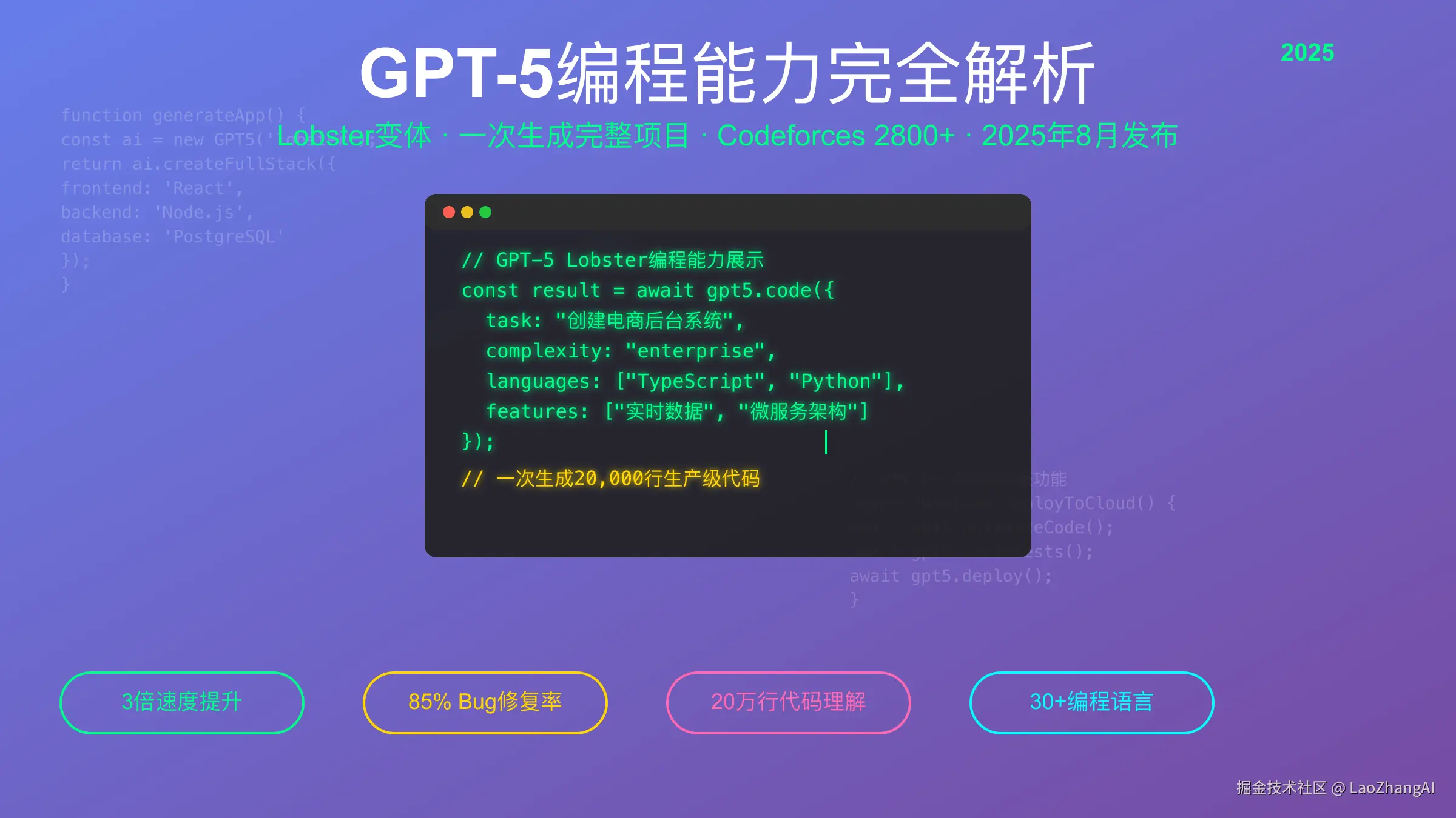 GPT-5编程能力完全解析：Lobster变体与一次性编程革命
