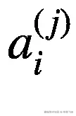 {a}_i^{(j)}