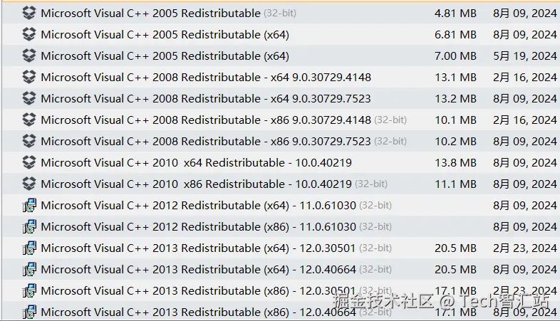 Visual C++ Redistributable