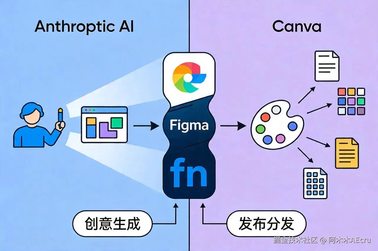 设计行业格局重构：Anthropic和Canva两头挤压Figma
