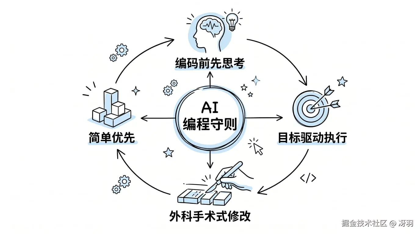 四条原则框架图