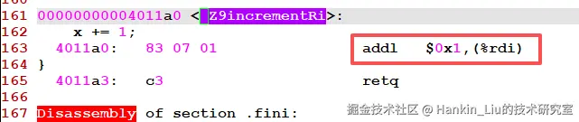 increment