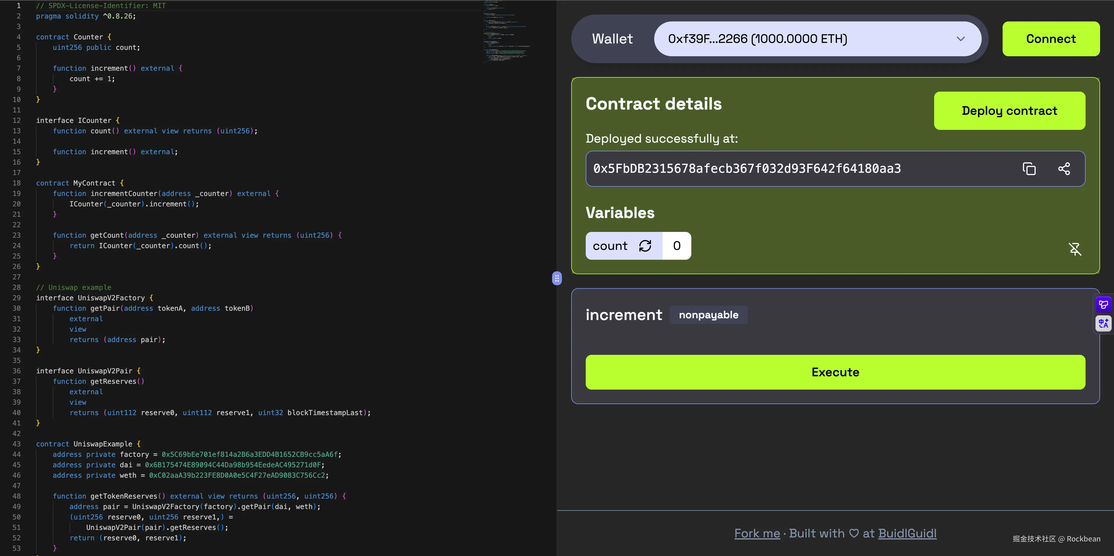 solidity-interface