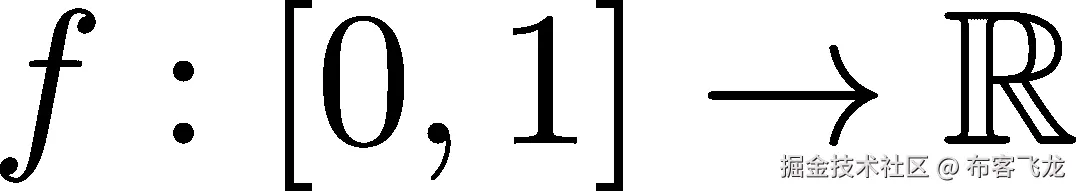 f : [0,1] → ℝ 