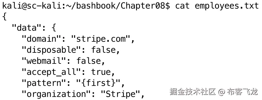 图 8.2 – JSON 第一级数据