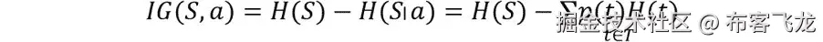 图 5.39：信息增益方程