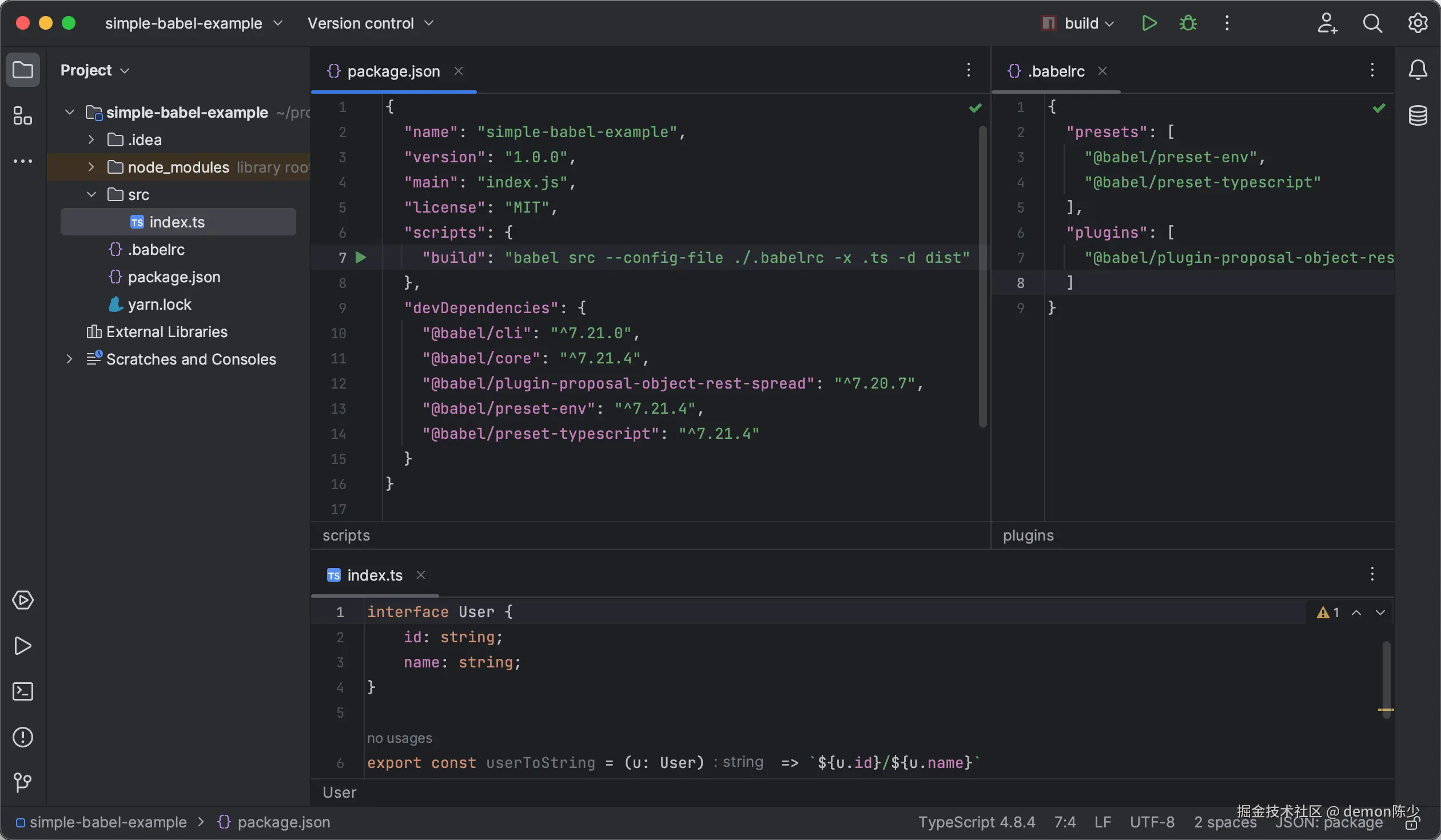 070-simple-babel-example-full