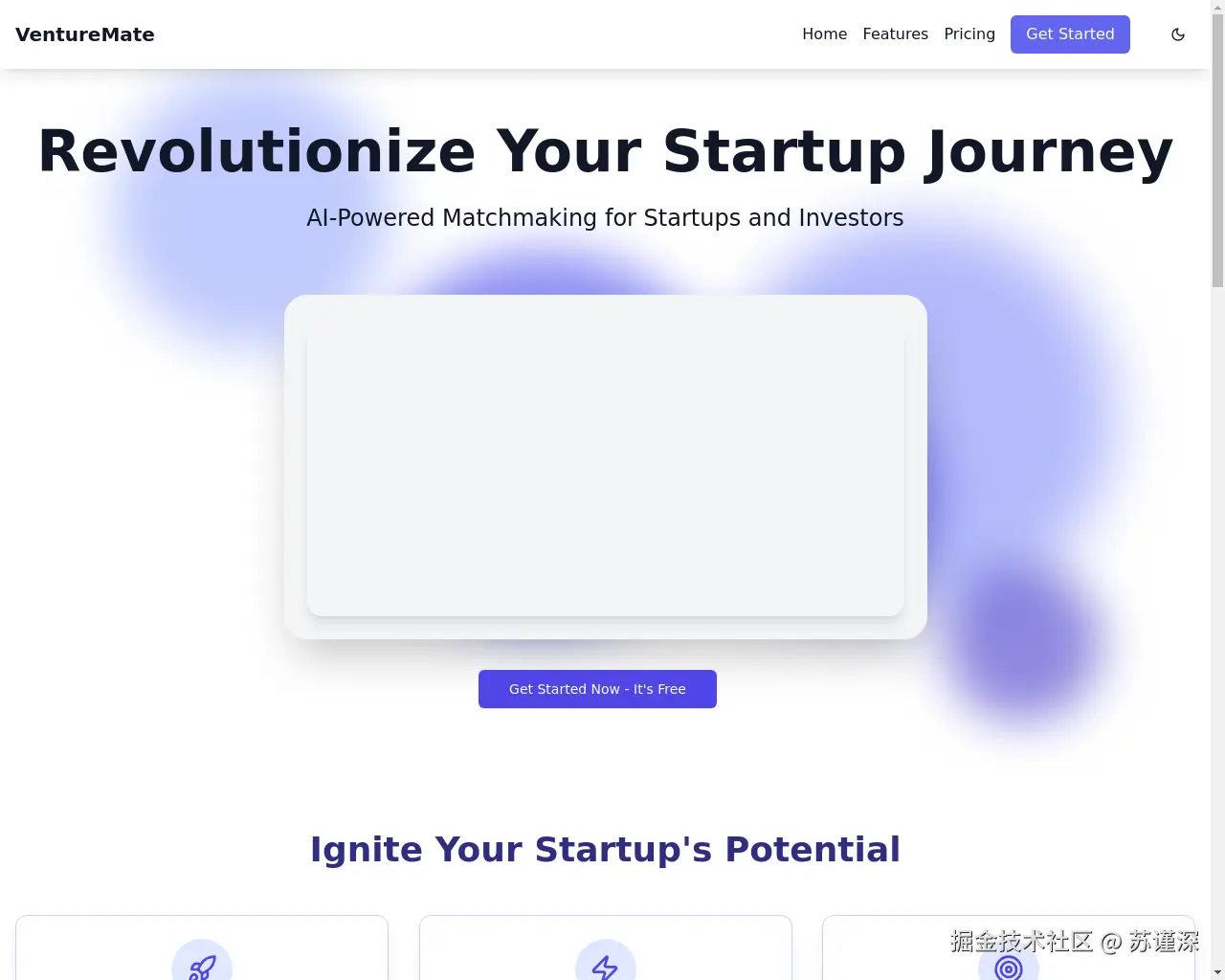 Show HN：我打造了一个类似Tinder的平台，专为投资者和创业者而设 - 项目截图