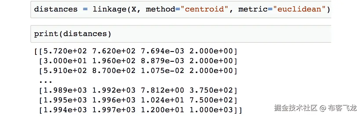 图 2.11：距离矩阵    