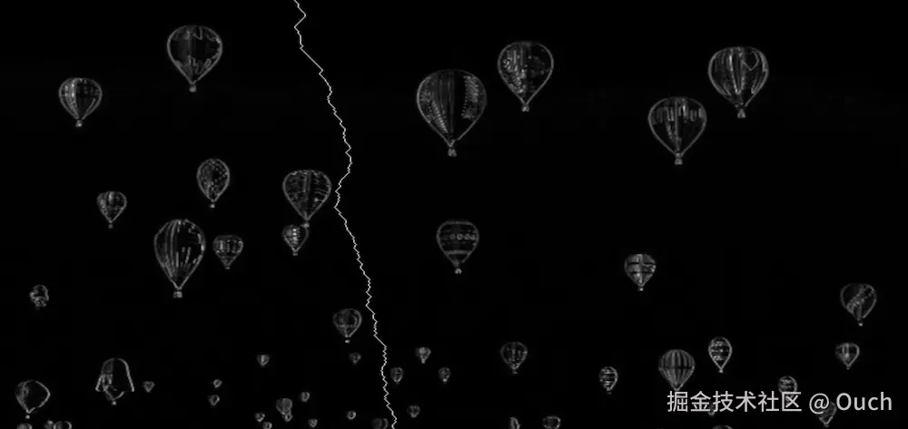 Energy map example with seam