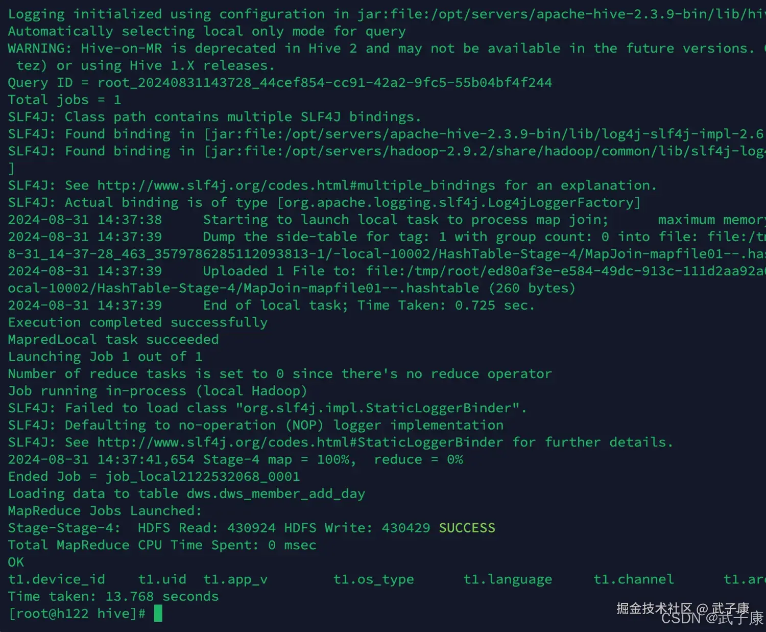 离线数仓 新增会员 DWS