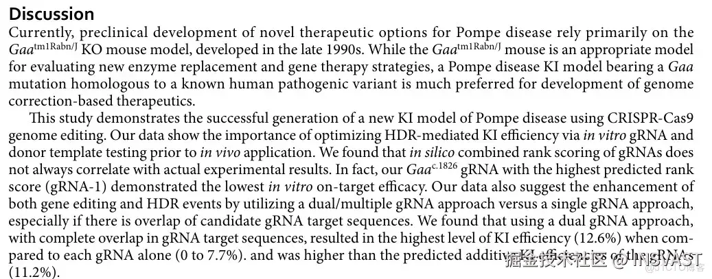 文献解读-CRISPR-Cas9 generated Pompe knock-in murine model exhibits early-onset hypertrophic cardiomyopa_IOPD_10