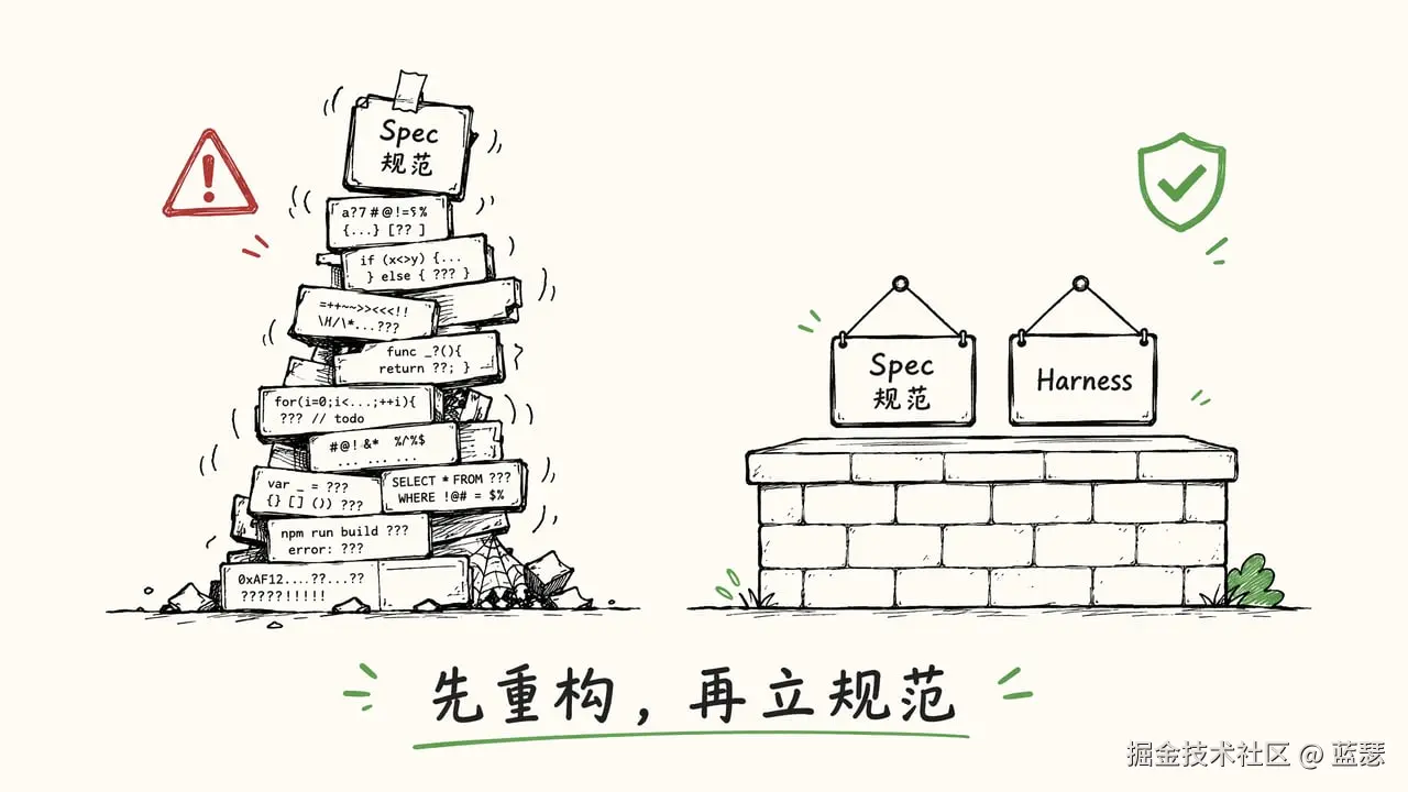 先重构再立规范