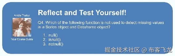 Working with missing data