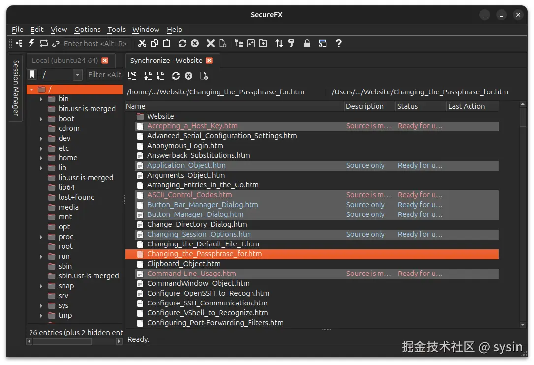 Screenshot of Linux Dark Mode