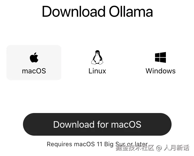 Ollama macOS requirement