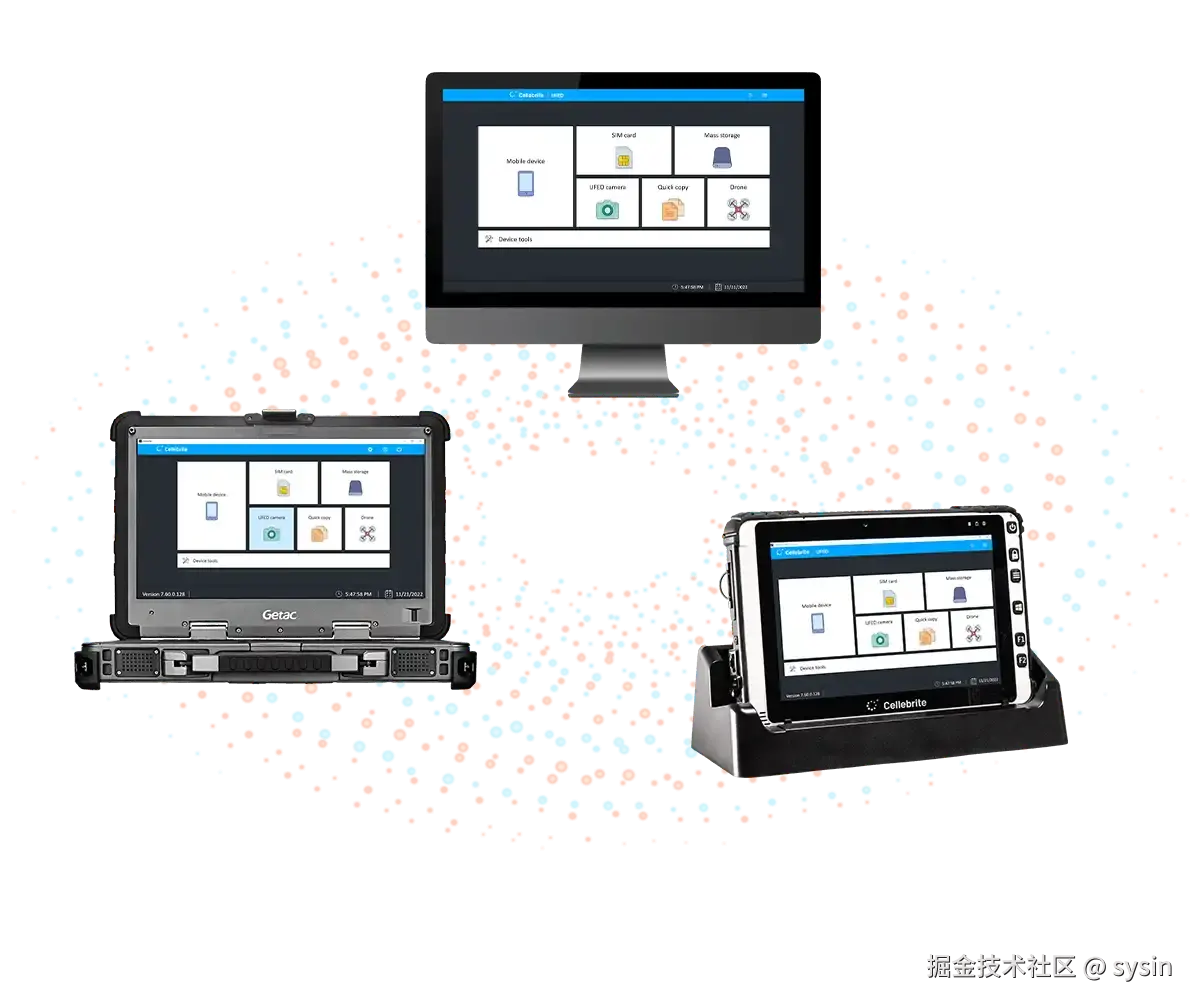 ufed - featured 3 Access critical digital evidence lawfully from feature and smartphones, drones, SIM cards, SD cards, GPS devices, and more.
