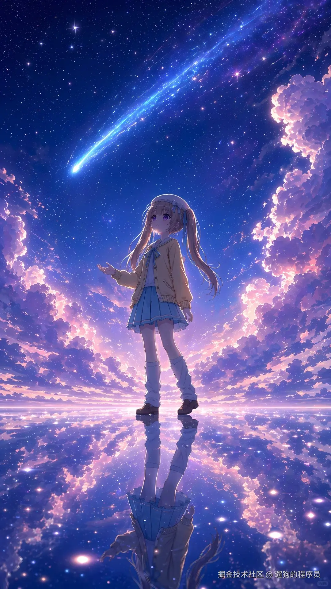 日系唯美奇幻风格插画