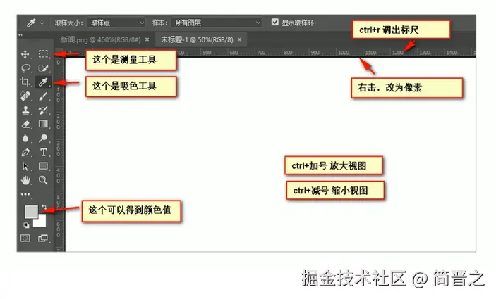 切图工具PS的主面板