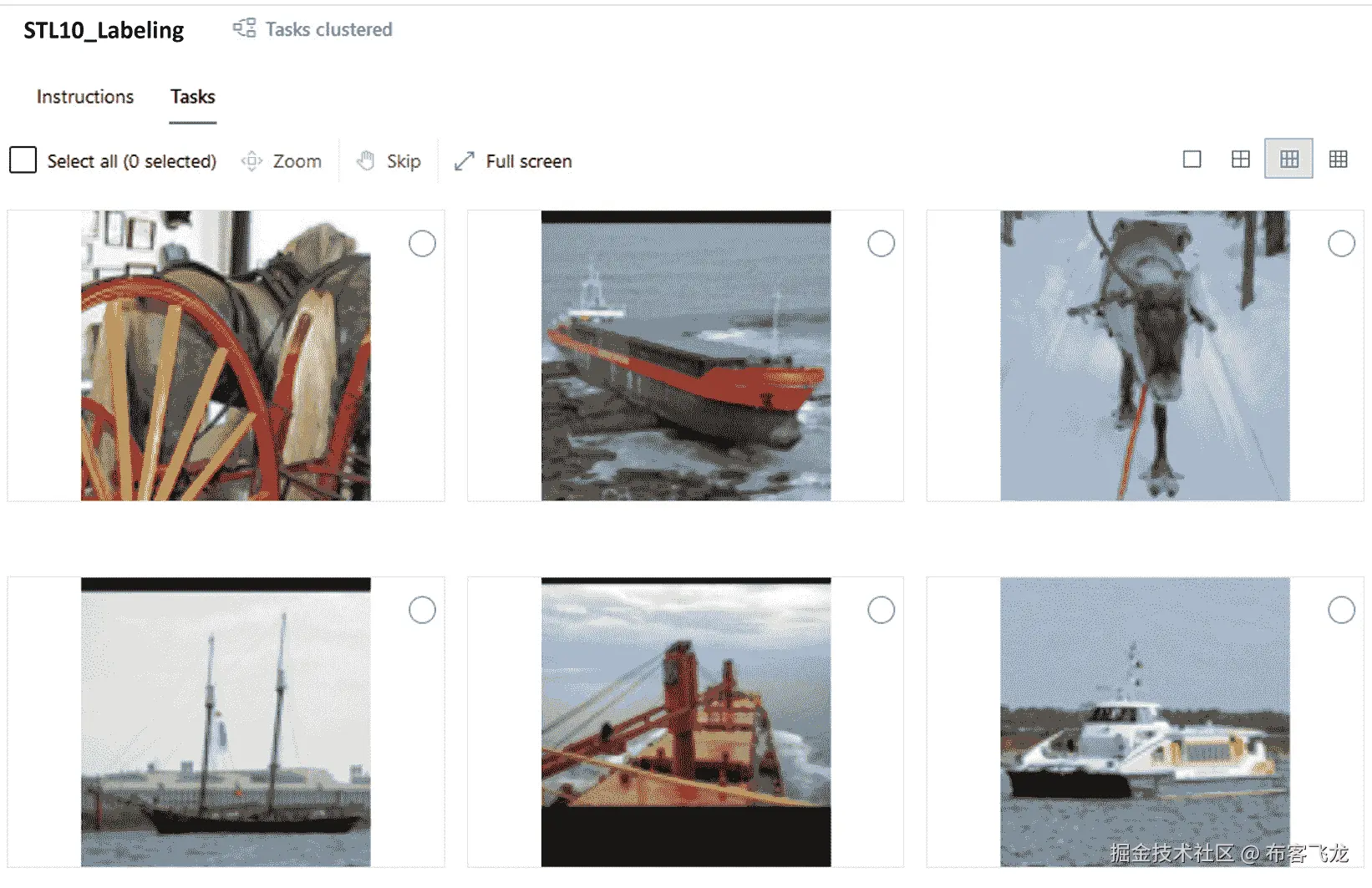 图 6.20 – 显示聚类图像的数据标记