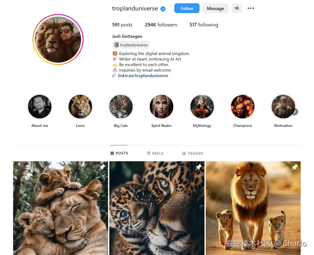 Josh Gottsegen 的 Instagram 帐户