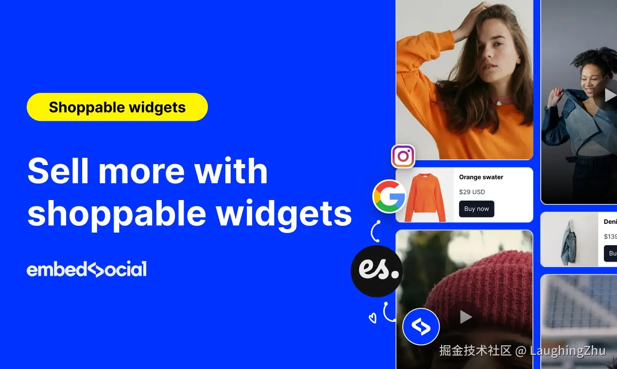 Shoppable widget