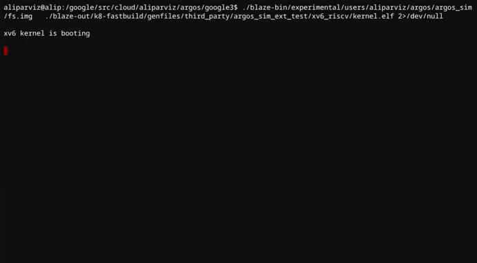 xv6 kernel booting（官方配图）
