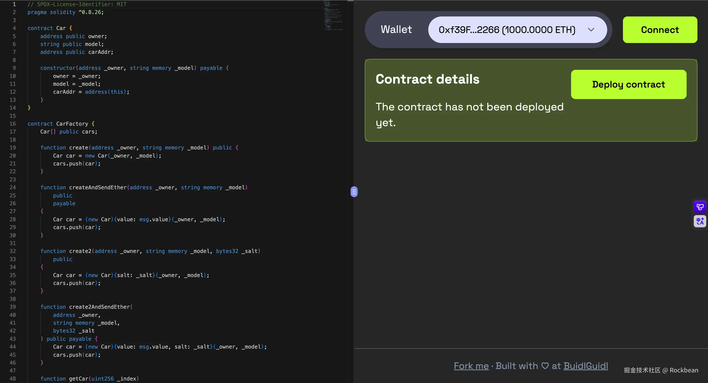 solidity-newContract