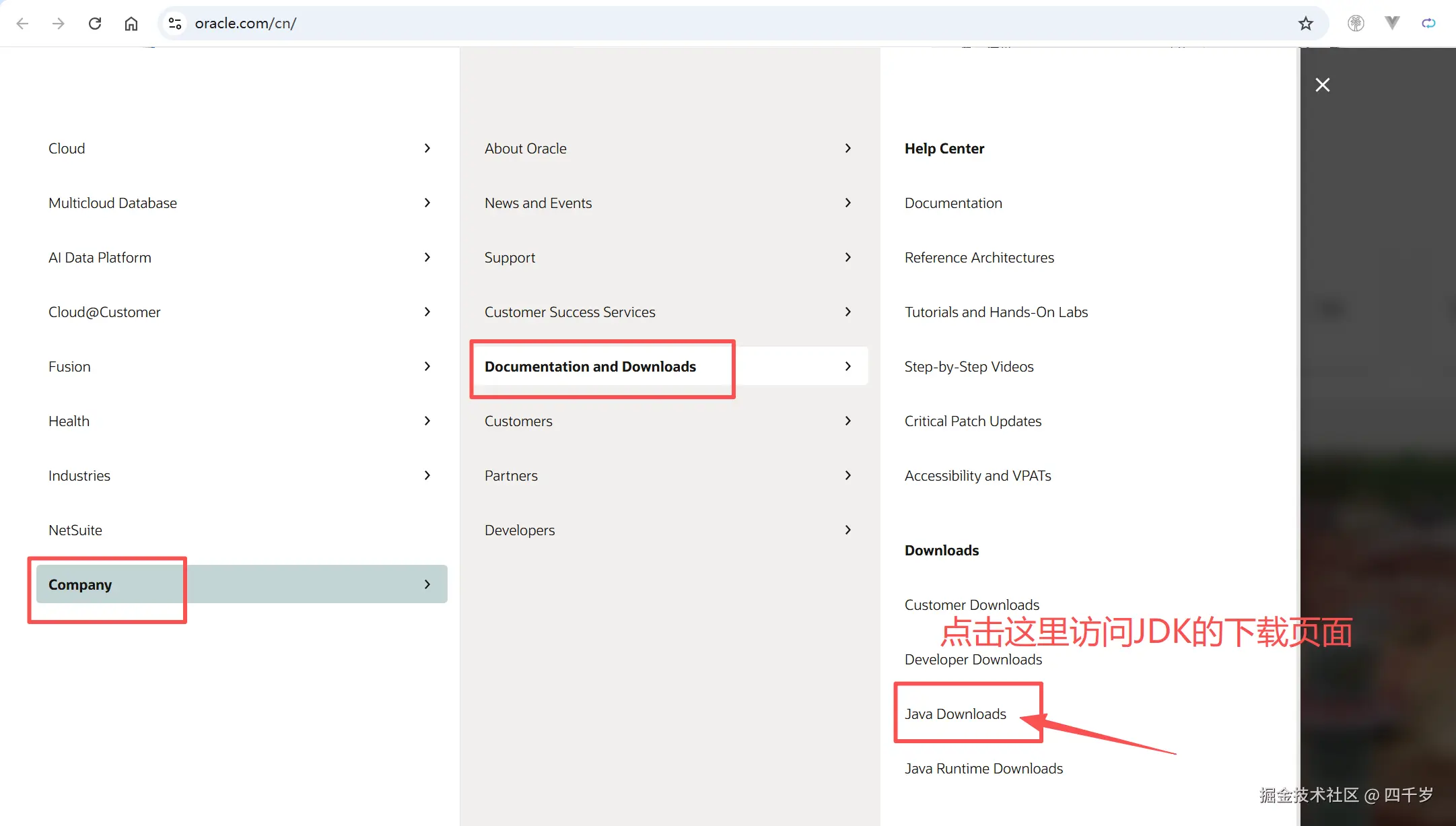 打开 JDK 的下载页面