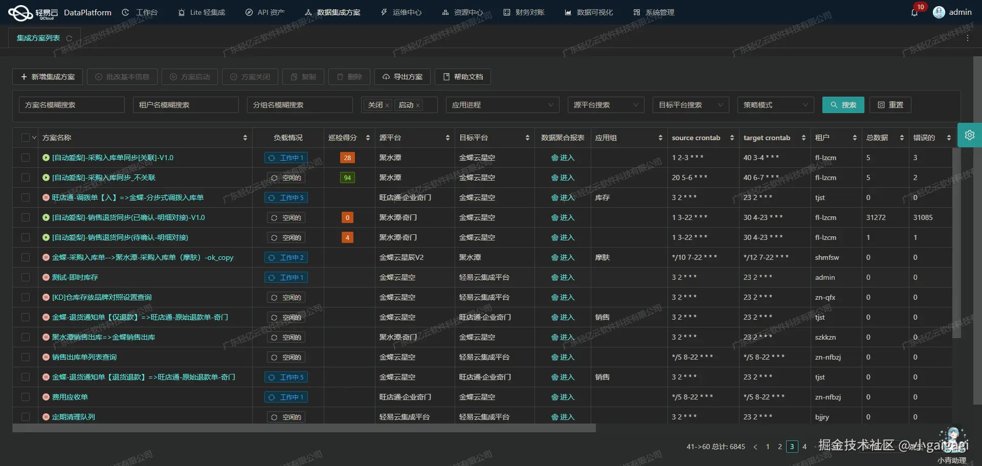 数据集成平台API接口配置
