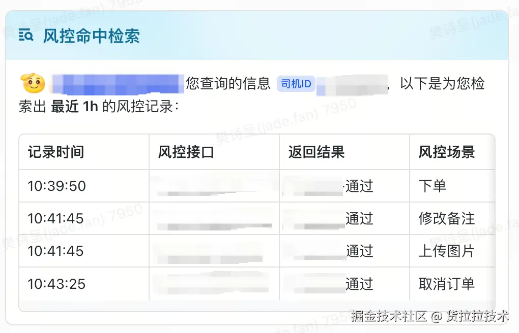 图：风控命中检索