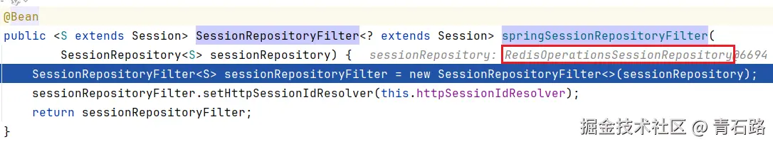 springSessionRepositoryFilter 参数