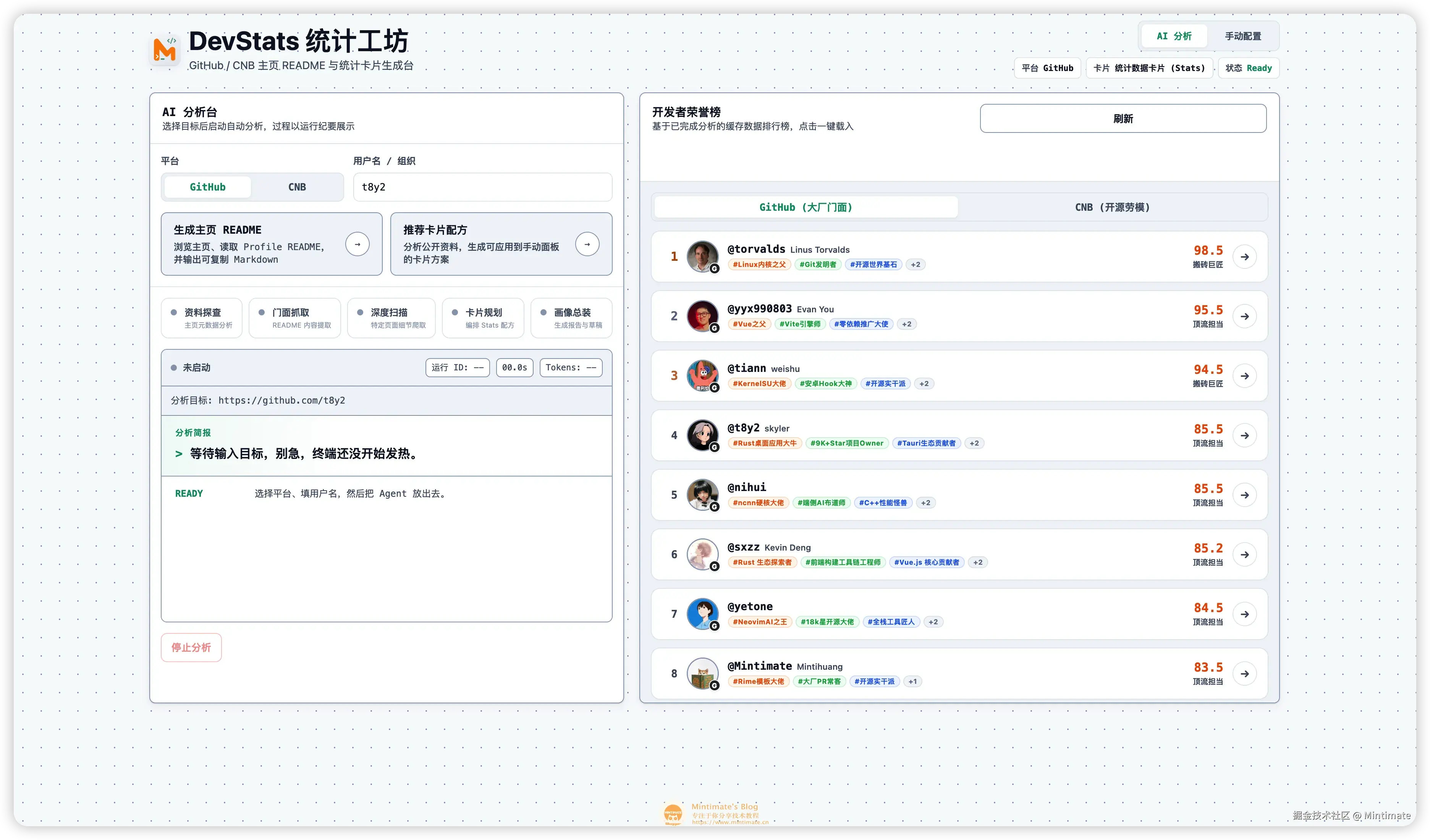 DevStats AI 分析台