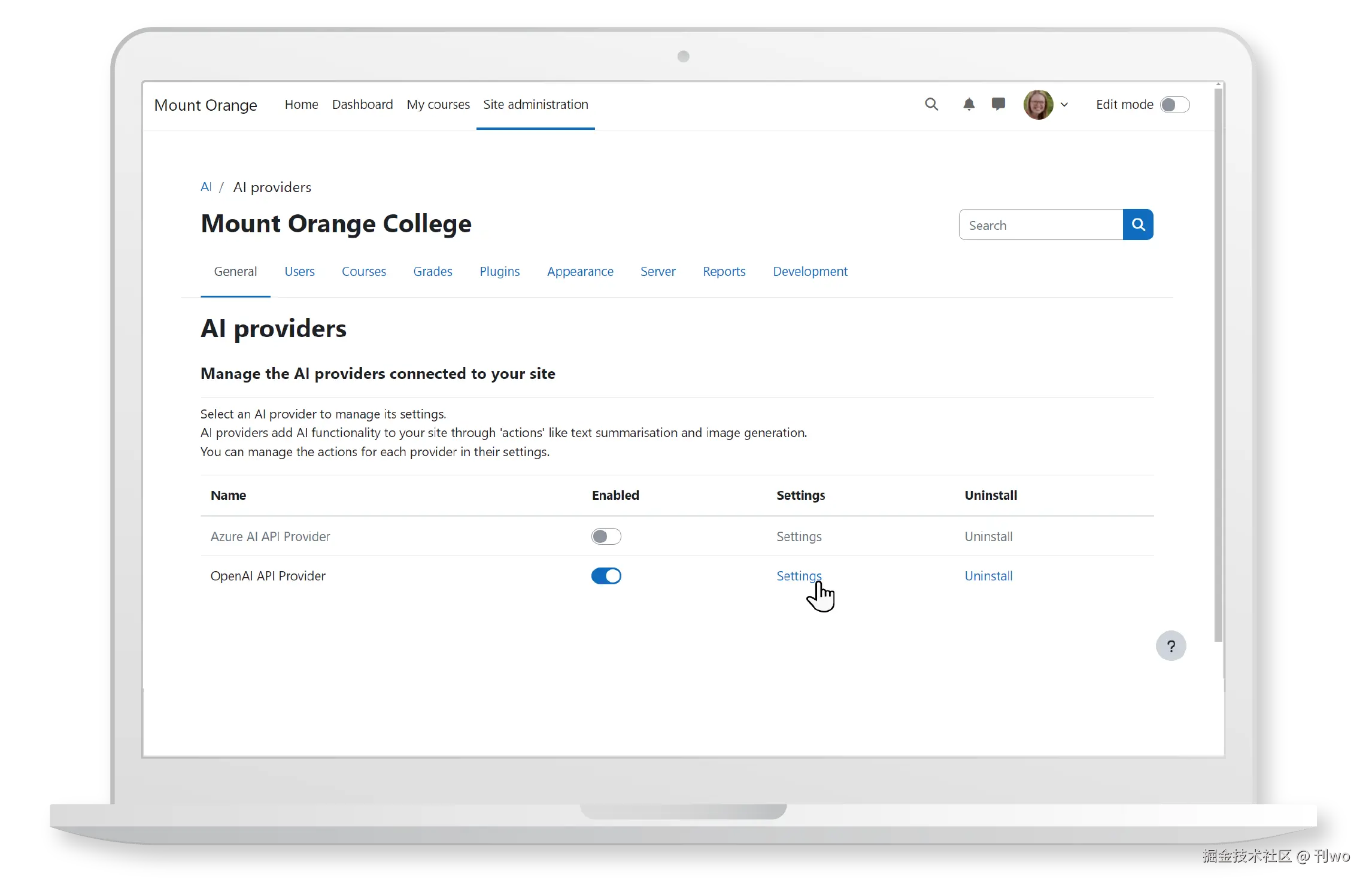 MoodleWebsite_LMSProductShots_4.5_AI Providers.png