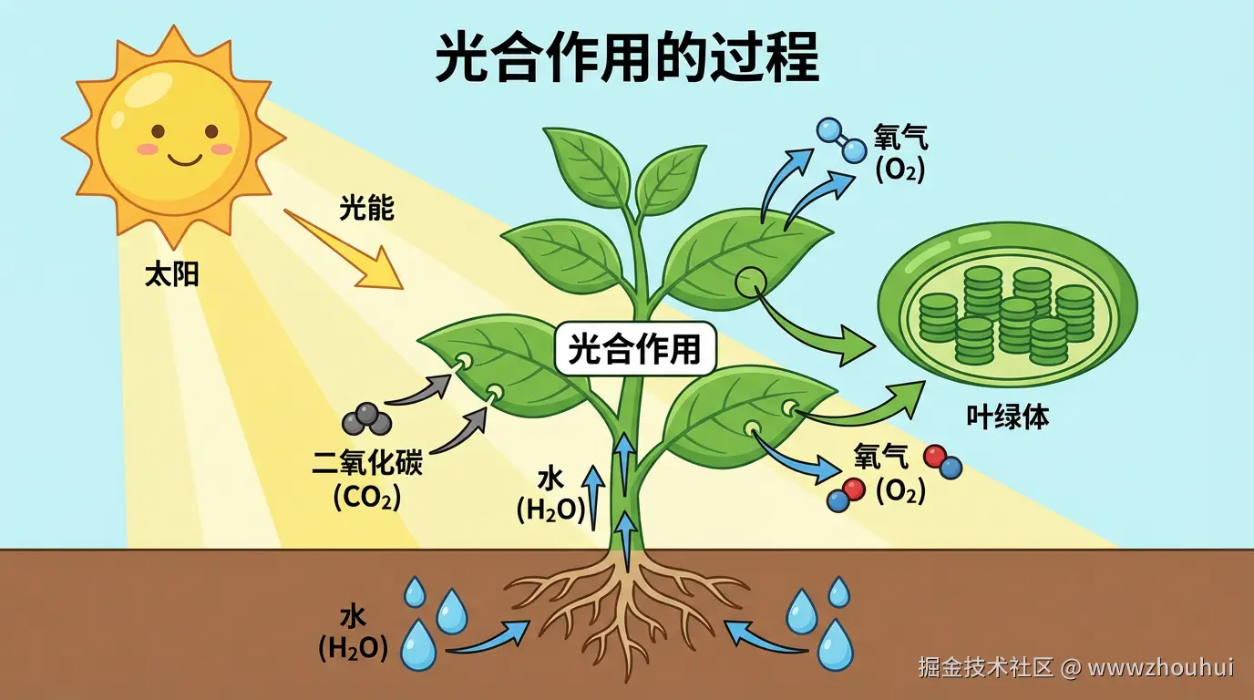 光合作用信息图