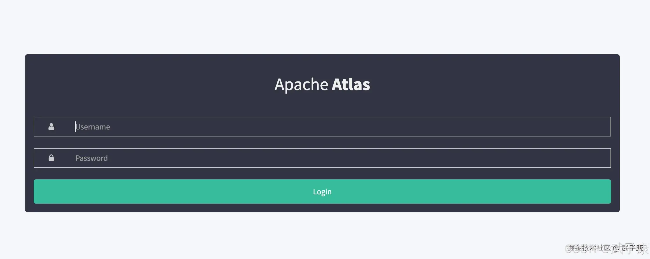Atlas Web界面