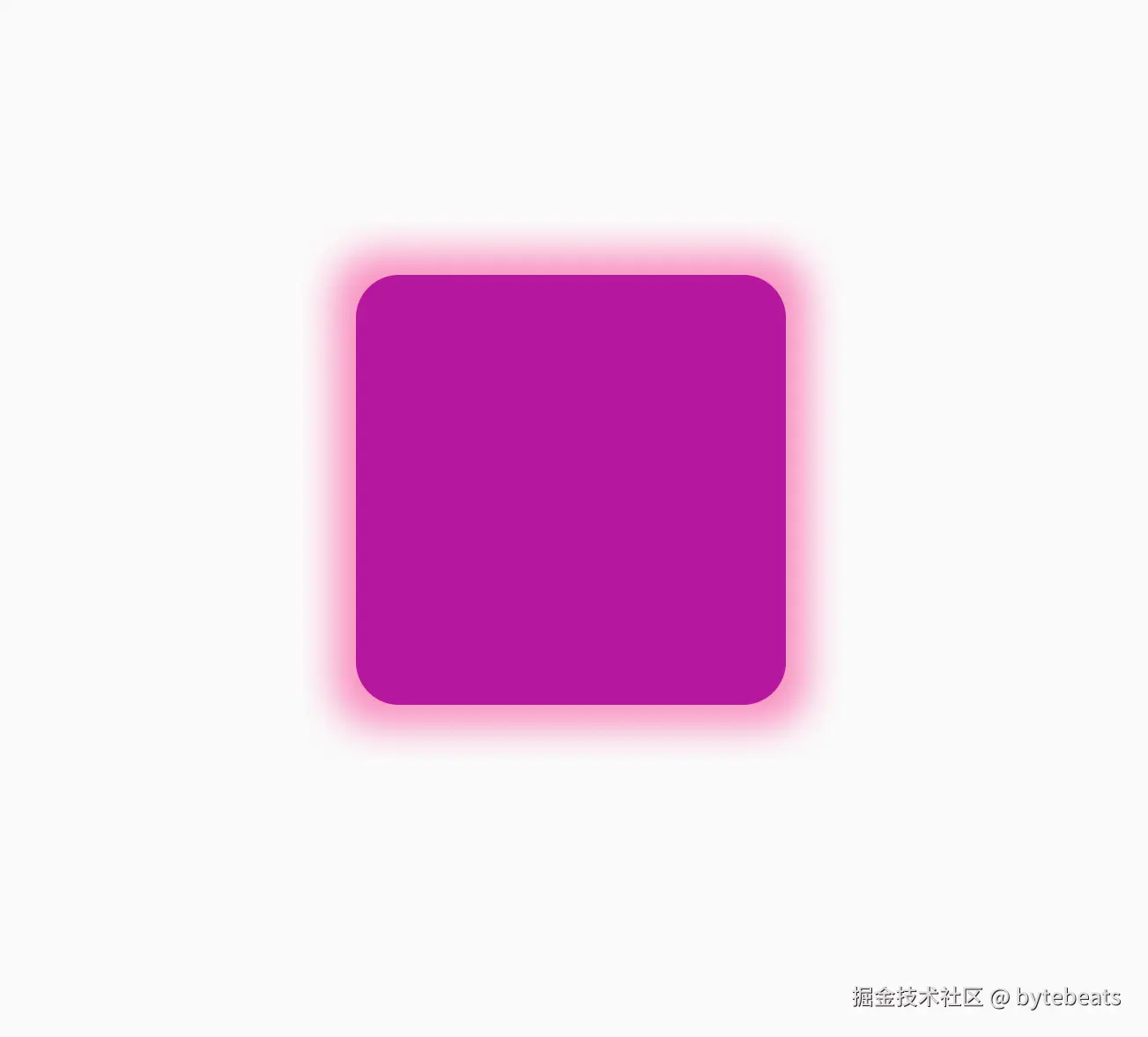 drop shadow drawn all around shape