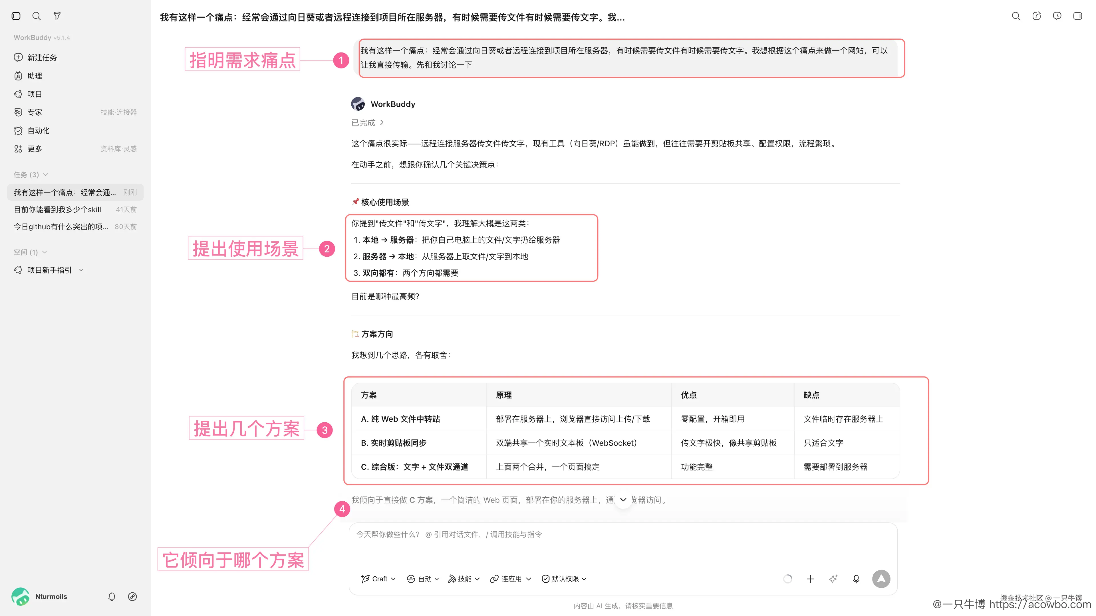 需求与三套方案