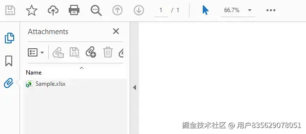 使用C#在PDF文档中直接插入附件