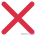 ❌