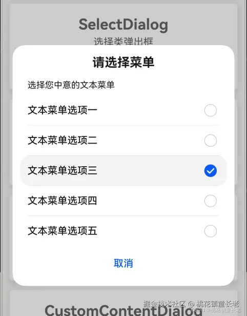 SelectDialog