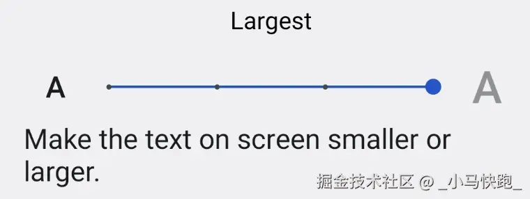 设置最大字体