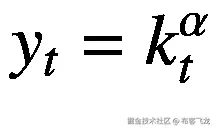 {y}_t={k}_t^{\alpha }