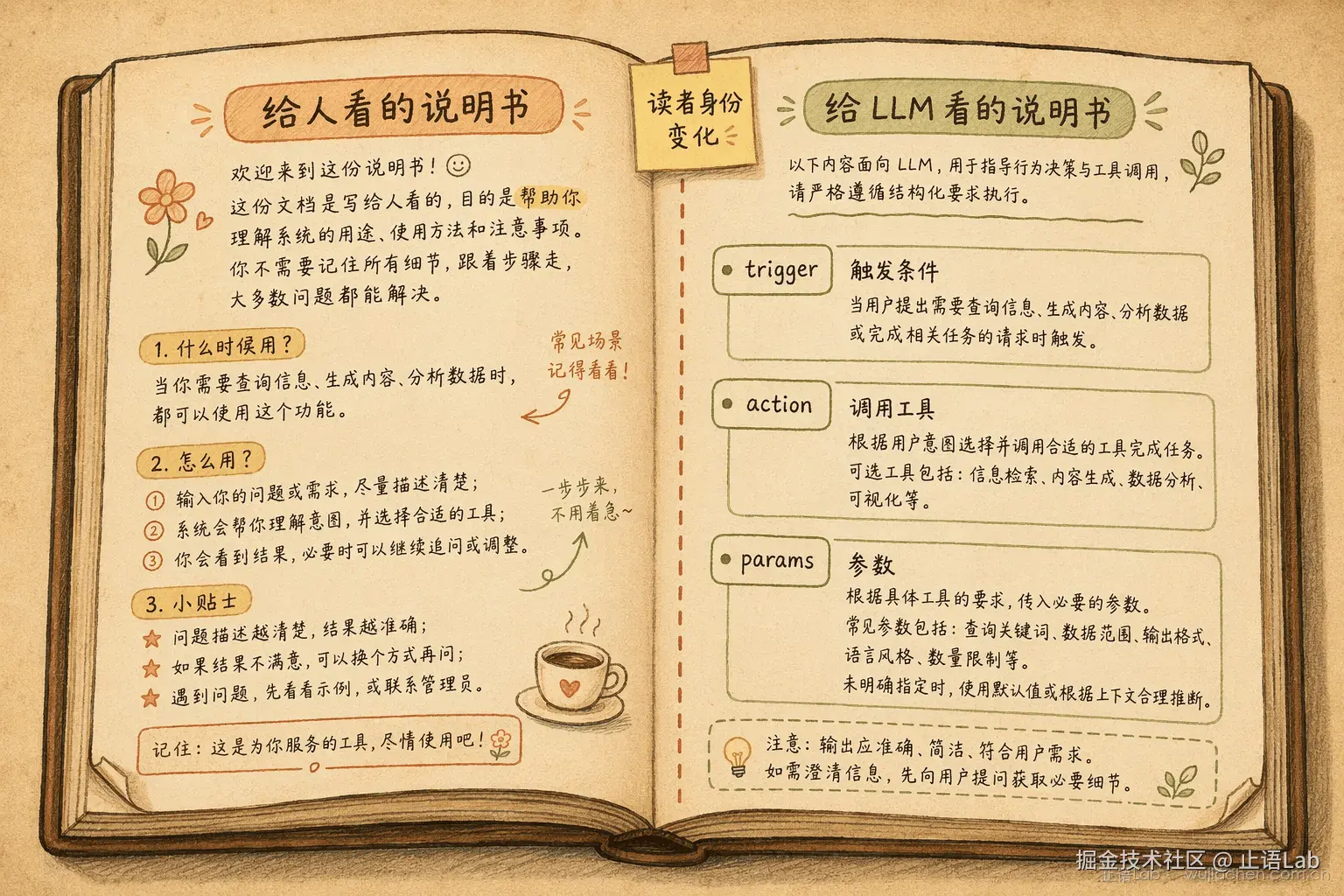 Skills：两本说明书对比